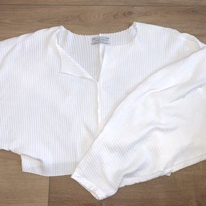 White Cropped Sweater